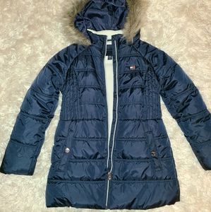 Girls Tommy Hilfiger puffer jacket